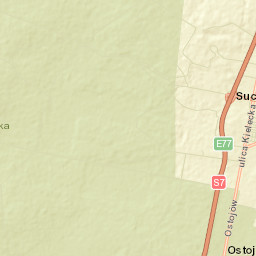 Suchedniów Street Map