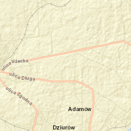 Powiat starachowicki Street Map