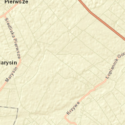 Łopiennik Górny Street Map