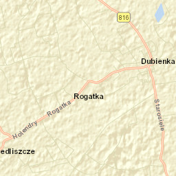 Dubienka Street Map
