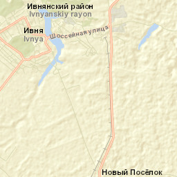Ivnya Street Map