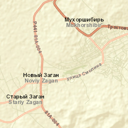 Novyy Zagan Street Map