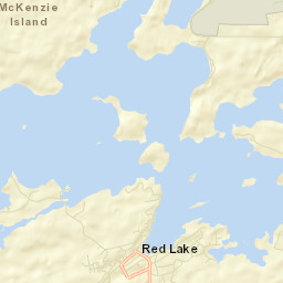 Red Lake Street Map