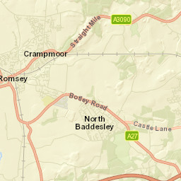 North Baddesley Street Map