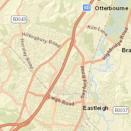 Eastleigh Street Map