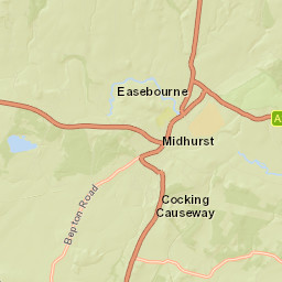 Elsted Road, South Downs National Park Street Map