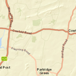 Partridge Green Street Map