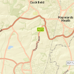 Haywards Heath Street Map