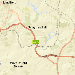 Wivelsfield Green Street Map