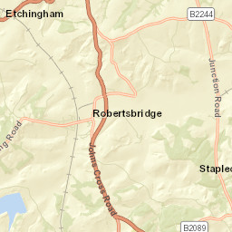 Robertsbridge Street Map