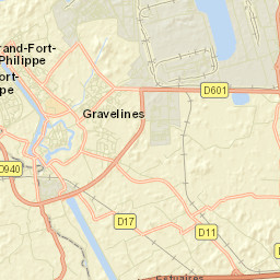 Gravelines Street Map