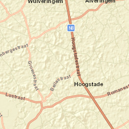 Alveringem Street Map