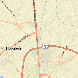 Hooglede Street Map