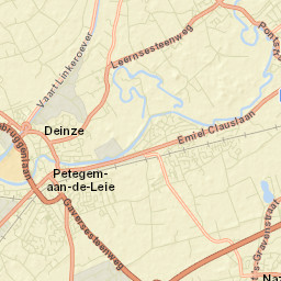 Deinze Street Map