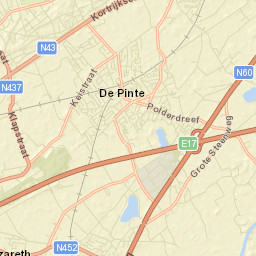 De Pinte Street Map