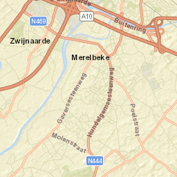 Merelbeke Street Map