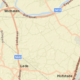 Wichelen Street Map
