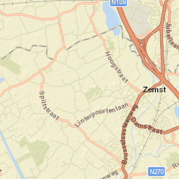 Zemst Street Map
