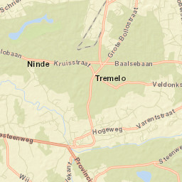Tremelo Street Map