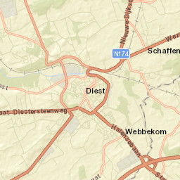 Diest Street Map