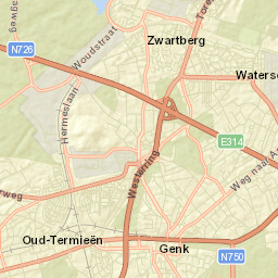 Genk Street Map