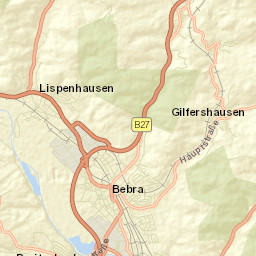 Bebra Street Map