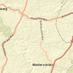 Niederschöna Street Map