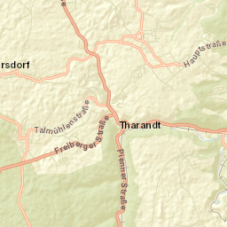 Tharandt Street Map
