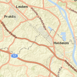 Heidenau Street Map