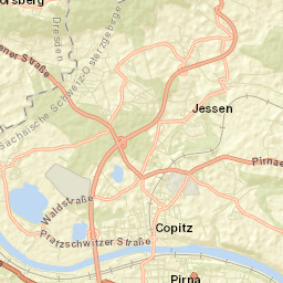 Pirna Street Map
