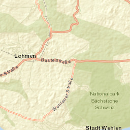 Lohmen Street Map