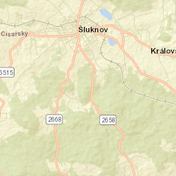 Šluknov Street Map
