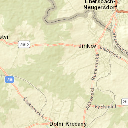 Jiříkov Street Map