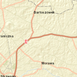 Strzegom Street Map