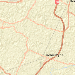Kobierzyce Street Map