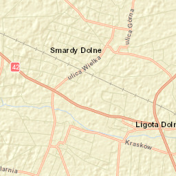 Powiat kluczborski Street Map