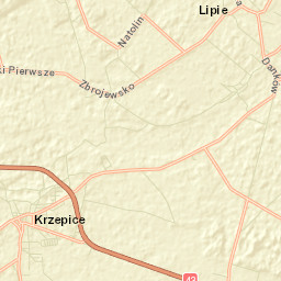 Lipie Street Map