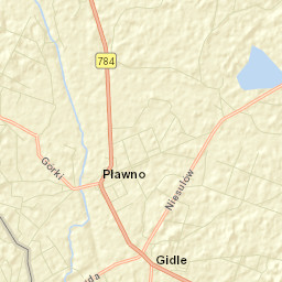 Pławno Street Map