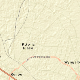 Kunów Street Map