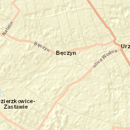 Urzędów Street Map