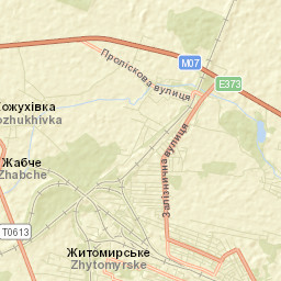 Korosten’ Street Map