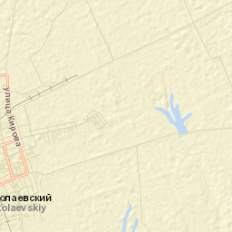 Novonikolayevsky Volgograd Oblast Street Map
