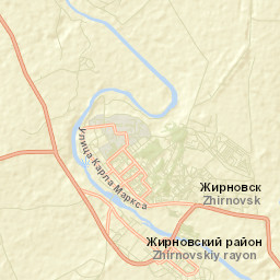 Zhirnovsk Street Map