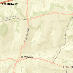 Hemyock Street Map