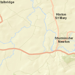 Sturminster Newton Street Map