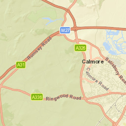 Cadnam Street Map