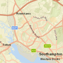 Totton Street Map
