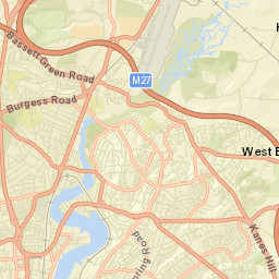 Southampton, uk Street Map