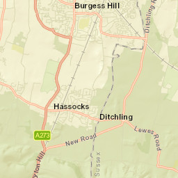 Ditchling Street Map