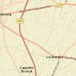 Looberghe Street Map